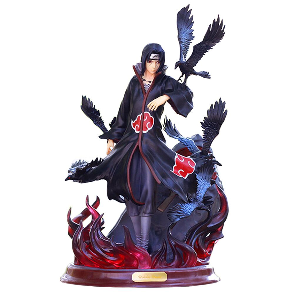 Naruto-Anime-Figure-Uchiha-Itachi-Pvc-Action-Figure-Toy-Naruto-Shippuden-Uchiha-Itachi-And-Crow-Collection.jpg Naruto Figures: Itachi Uchiha Akatsuki - A Collector's Jewel