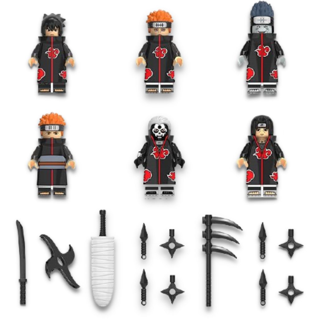 image_b8029a60-cc4b-4136-b99b-16781fc64074_1024x1024.jpg Naruto LEGO Unleashed - Akatsuki Figures Pack
